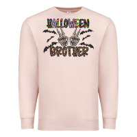 Pale Pink halloween brother Premium Sweatshirt - CowhideDigitalArt