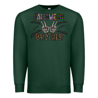 Sports Green halloween brother Premium Sweatshirt - CowhideDigitalArt