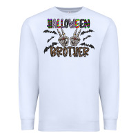 White halloween brother Premium Sweatshirt - CowhideDigitalArt