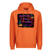 Carrot halloween witch hat backround Premium Hoodie - RanaPortraitStore