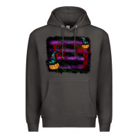 Smoke halloween witch hat backround Premium Hoodie - RanaPortraitStore