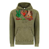 Vintage Olive peace love Christmas cakes Vintage Hoodie - AdoDesignShop