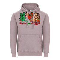 Vintage Zinc peace love Christmas cakes Vintage Hoodie - AdoDesignShop
