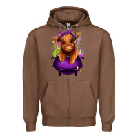 Chestnut Halloween Heifer Zipper Hoodie - RanaPortraitStore