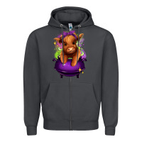 Smoke Halloween Heifer Zipper Hoodie - RanaPortraitStore
