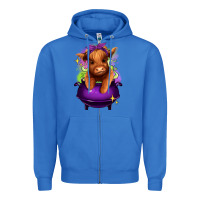 True Royal Halloween Heifer Zipper Hoodie - RanaPortraitStore
