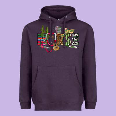 Mexican Nurse Heavyweight Hoodie Designed By Texasbilliewilder