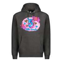 Charcoal Heather back to school flowers fifth grade 3200x2400 Premium Hoodie - AdoDesignShop