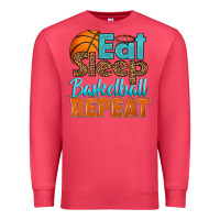 Cardinal eat sleep basketball repeat Premium Sweatshirt - HRA Design Shop