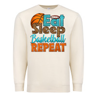 Sandshell eat sleep basketball repeat Premium Sweatshirt - HRA Design Shop