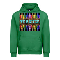 Emerald Teacher Crayons Urban Hoodie - LillyAllenDesigns