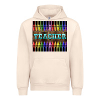 Sandshell Teacher Crayons Urban Hoodie - LillyAllenDesigns
