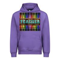 Tulip Teacher Crayons Urban Hoodie - LillyAllenDesigns