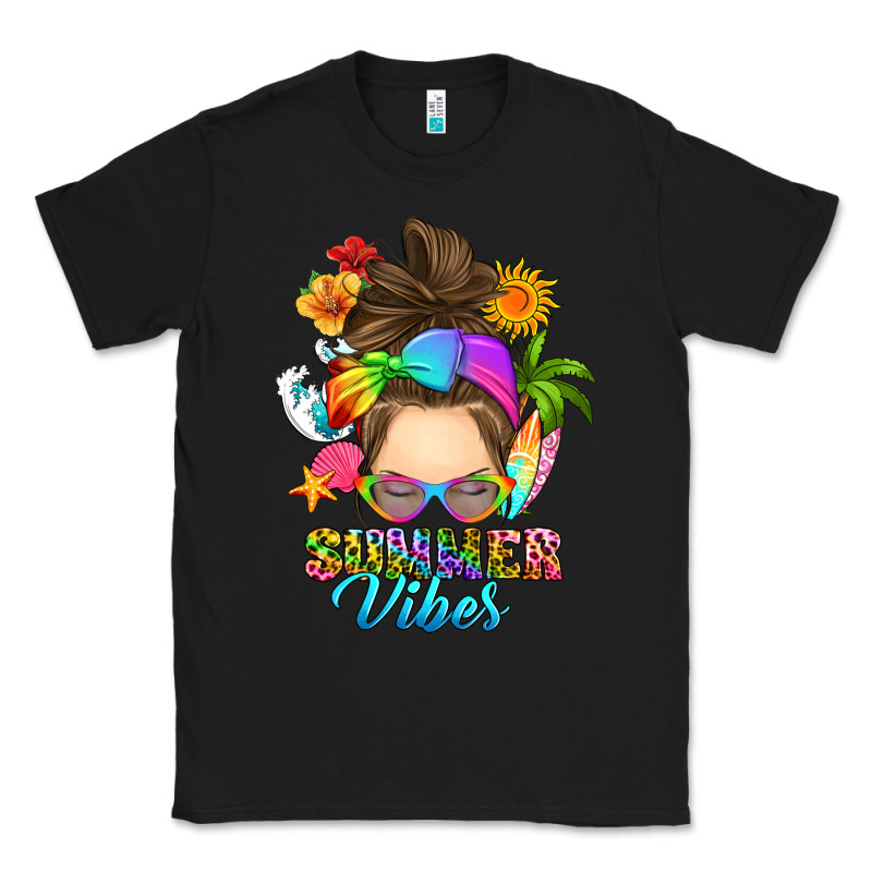 Messy Bun Summer Vibes Classic Tee by RanaPortraitStore | Teevron