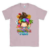 Lilac messy bun summer vibes Classic Tee - RanaPortraitStore