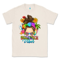 Natural messy bun summer vibes Classic Tee - RanaPortraitStore