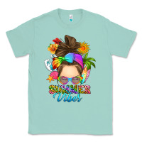 Seafoam messy bun summer vibes Classic Tee - RanaPortraitStore