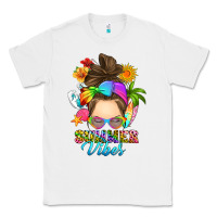 White messy bun summer vibes Classic Tee - RanaPortraitStore