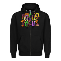Black Hocus pocus Zipper Hoodie - RanaPortraitStore