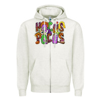 Oatmeal Heather Hocus pocus Zipper Hoodie - RanaPortraitStore