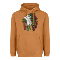 Meerkat christmas indian feather headdress Heavyweight Hoodie - RanaPortraitStore