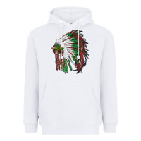 White christmas indian feather headdress Heavyweight Hoodie - RanaPortraitStore