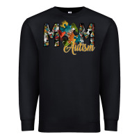 Black mom autism Premium Sweatshirt - SublimationCraftShop