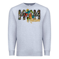 Heather Grey mom autism Premium Sweatshirt - SublimationCraftShop