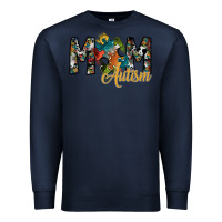 Navy mom autism Premium Sweatshirt - SublimationCraftShop