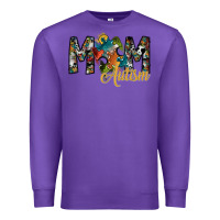 Purple mom autism Premium Sweatshirt - SublimationCraftShop