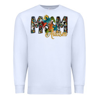 White mom autism Premium Sweatshirt - SublimationCraftShop