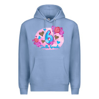 Colony Blue back to school flowers sixth grade 3200x2400 Premium Hoodie - AdoDesignShop