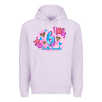 Lilac back to school flowers sixth grade 3200x2400 Premium Hoodie - AdoDesignShop