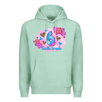 Seafoam back to school flowers sixth grade 3200x2400 Premium Hoodie - AdoDesignShop