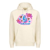 Tofu back to school flowers sixth grade 3200x2400 Premium Hoodie - AdoDesignShop