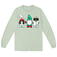 Matcha african american nurse gnomies medical gnomies Long Sleeve Tee - BarkalooDesign