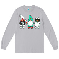 Moon Dust african american nurse gnomies medical gnomies Long Sleeve Tee - BarkalooDesign