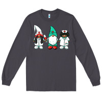 Smoke african american nurse gnomies medical gnomies Long Sleeve Tee - BarkalooDesign