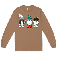 Toasted Coconut african american nurse gnomies medical gnomies Long Sleeve Tee - BarkalooDesign