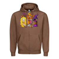 Chestnut Halloween hocus pocus coffee cups Zipper Hoodie - RanaPortraitStore