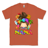 Copper messy bun mama summer Classic Tee - RanaPortraitStore