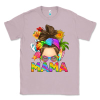Lilac messy bun mama summer Classic Tee - RanaPortraitStore