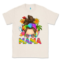 Natural messy bun mama summer Classic Tee - RanaPortraitStore