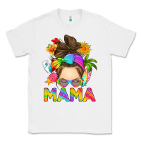 White messy bun mama summer Classic Tee - RanaPortraitStore