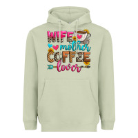 Matcha wife mother coffee lover Heavyweight Hoodie - Zillion Design Studio