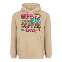 Mushroom wife mother coffee lover Heavyweight Hoodie - Zillion Design Studio