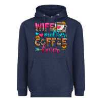 Navy wife mother coffee lover Heavyweight Hoodie - Zillion Design Studio