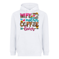 White wife mother coffee lover Heavyweight Hoodie - Zillion Design Studio