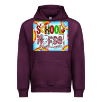 Mauve Wine Western School Nurse Urban Hoodie - LillyAllenDesigns