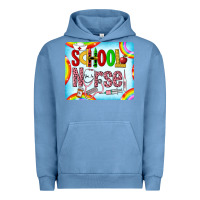 Pigment Pebble Blue Western School Nurse Urban Hoodie - LillyAllenDesigns
